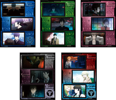 Psycho-Pass 3 First Inspector Sticker Collection Tenma Irie Mao Kisaragi