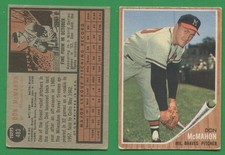 1962 Topps Baseball ~~~ DON McMAHON ~~~ No. 483 ~~~ FREE S/H ~~