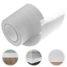 White PVC Flexible Skirting Board Strip Peel and Stick Reusable Wall Molding