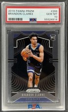 2019 Panini Prizm Brandon Clarke Rookie #266 PSA 10 (RC) Memphis Grizzlies 