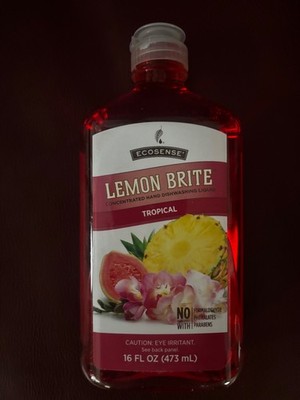 EcoSense Lemon Brite Dishwashing Liquid 16oz   Tropical Scented Fast Shipping
