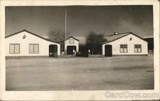 Building Road Original Vintage Real Photo Postcard RPPC