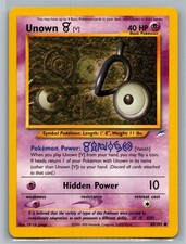 Unown [A] (14) N2 #14/75 Holo Rare Unlimited LP Pokemon on eBay