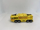 Hot Wheels Vintage 1979 Airport Rescue Fire Truck -loose, yellow, used,