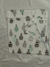 Baby Blanket Cloud Island 2020 Target Balloons Grey White Euc