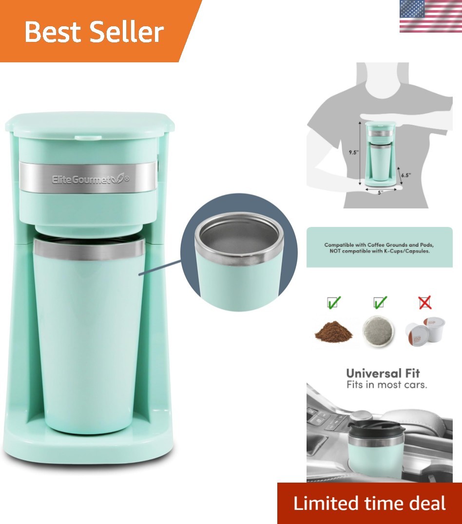 Brewer Includes 14oz. Stainless St...
