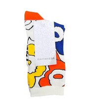 CROCS x Marimekko Orange Floral Casual Socks,Limted Edition 2025, 211322-90H-S-M