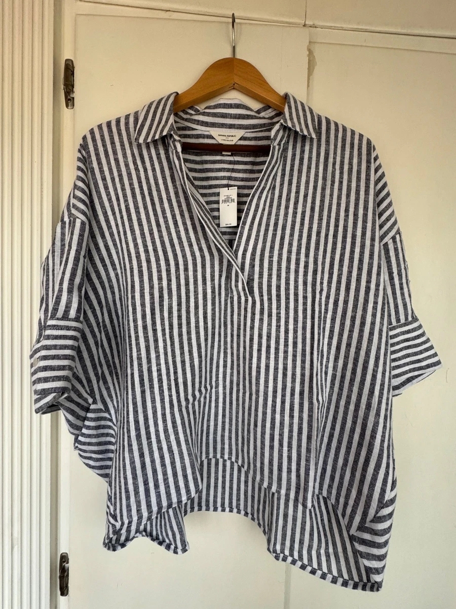 Banana Republic Striped Linen Tops for Women for sale | eBay