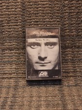 Phil Collins Face Value Cassette Tape Atlantic 1981 Music Audio Vintage