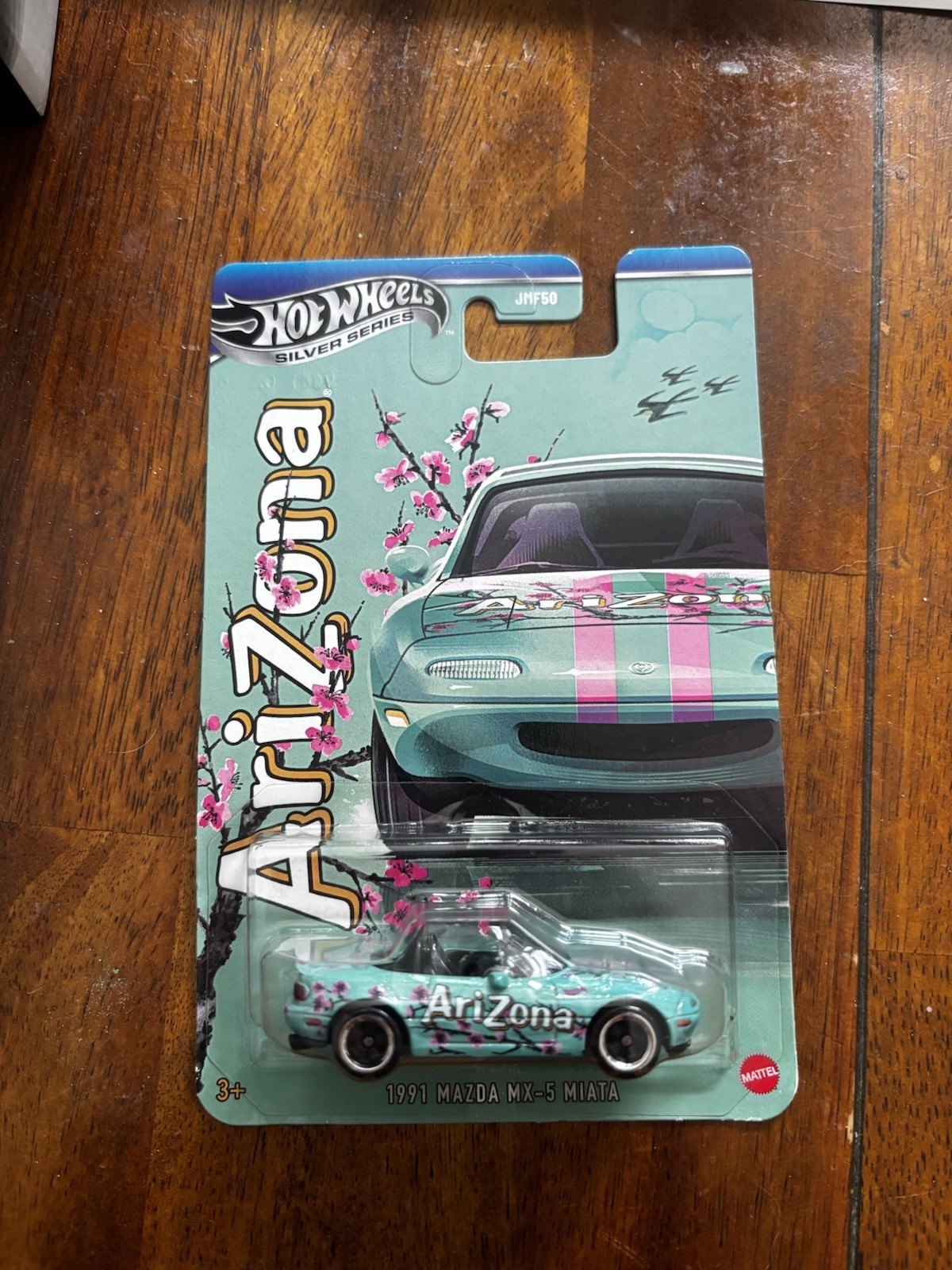 Hot Wheels Silver Series 1991 Mazda MX-5 Miata Arizona Tea JMF50