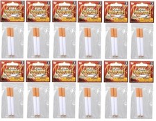 24 JOKE PUFF CIGARETTE - Fake Smoke Magic Trick Gag Prop Costume Accessory Toy