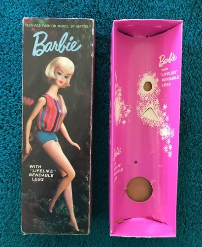Vintage Barbie AMERICAN GIRL Barbie Doll ORIGINAL BOX  (1965)