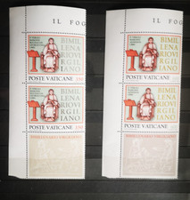 Timbres Cité Du Vatican 1981 N°706/707 coin feuille avec vignette NEUF**