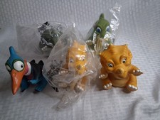 VTG 1988 Land Before Time Figure Hand Puppets Lot Of 5 Pizza Hut Dinosaurs