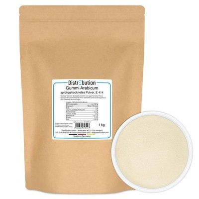 Gummi Arabicum Pulver sprühgetrocknet 100g - 20kg pflanzlich & 100 % rein, E 414