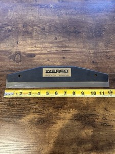 WEBER Made 12” Heavy Duty Stainless Steel Squeegee for Vinyl Wraps & Signs - USA
