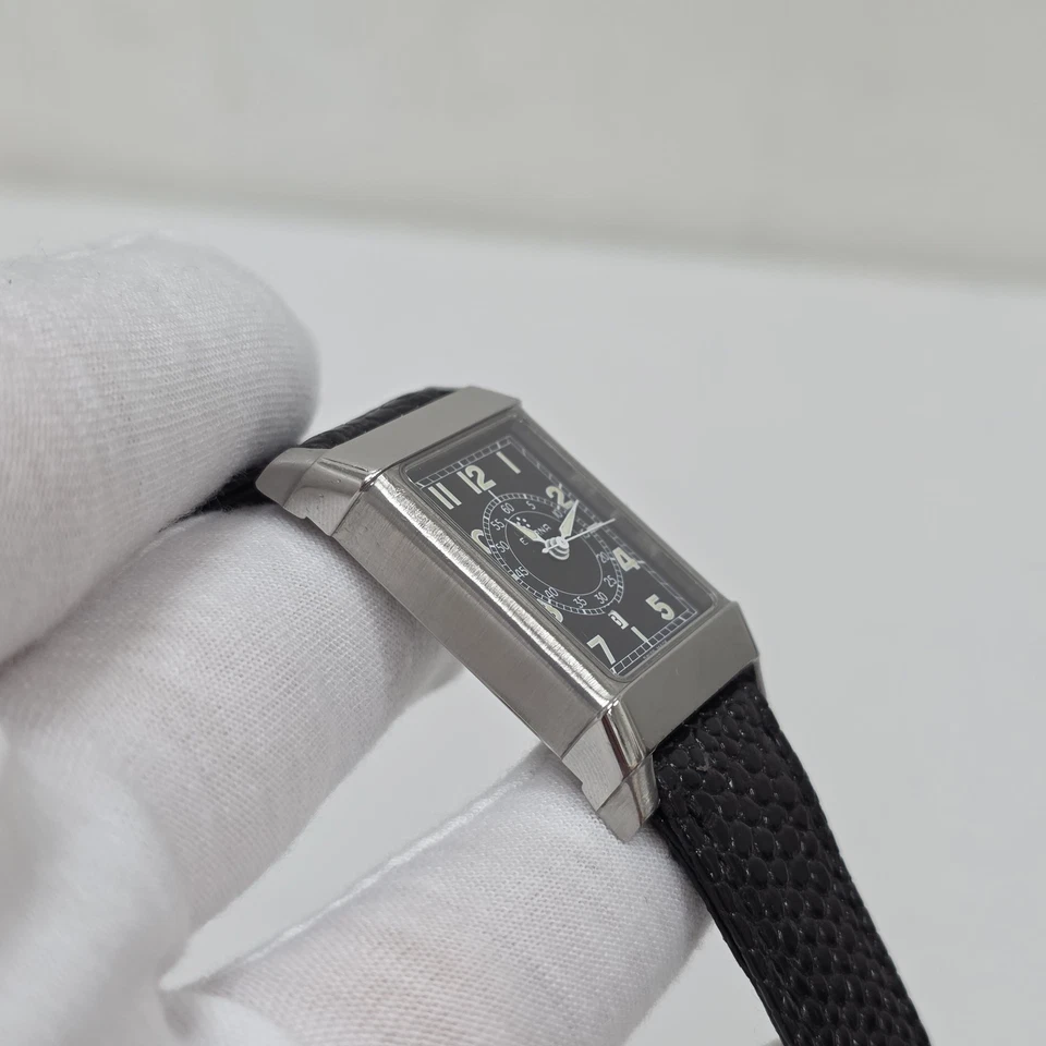 Eterna Les Historiques 1935 Automatic Ref. 8890.41 Rare Mens Tank Wrist Watch - Image 4 of 4