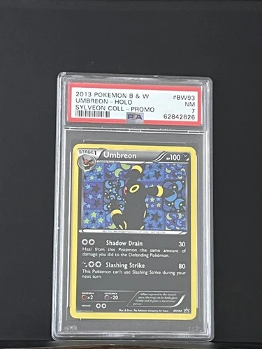 2013 Pokemon B & W Sylveon Collection Promo #BW93 Umbreon Holo PSA 7 NM