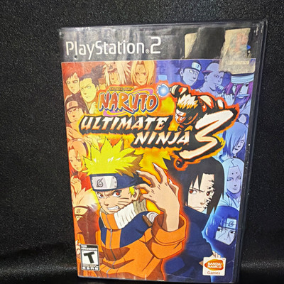 BANDAI NAMCO Naruto: Ultimate Ninja 3 Sony PlayStation 2 PS2 NTSC-U/C T Manual