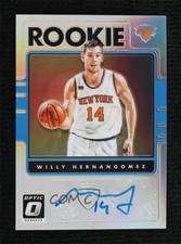 2016-17 Panini Donruss Optic Holo Silver Prizm Willy Hernangomez #24 Auto 0kb9