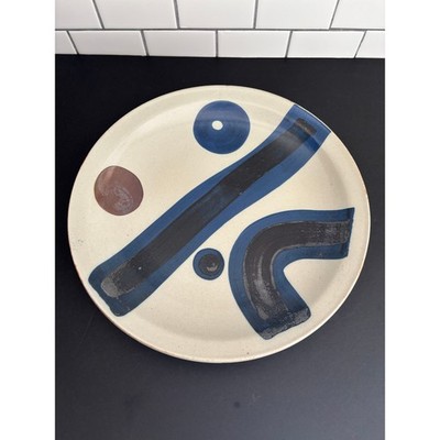 Vintage Iron Mountain Pottery James Kaneko Lookout Mountain 12.5'' MCM Plate