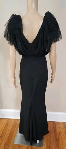Lulus Damen Kleid Small Maxi Tüll Rüschen Abend Event Simply Delighted - Bild 5 von 8