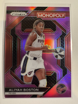 Aliyah Boston - 2024 WNBA Panini Pink Prizm 82/149 Monopoly SPl Card #WNBA17