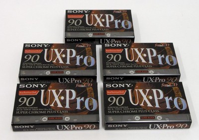 5 Stück Sony UX-Pro 90 Kassetten, neu und ovp.