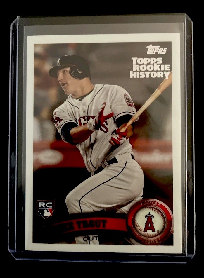 2018 Topps Archives - Topps Rookie History Mike Trout #US175
