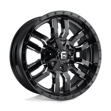 17x9 Fuel D595 Sledge Gloss Black Milled Wheel 6x1356x5.5 -12mm