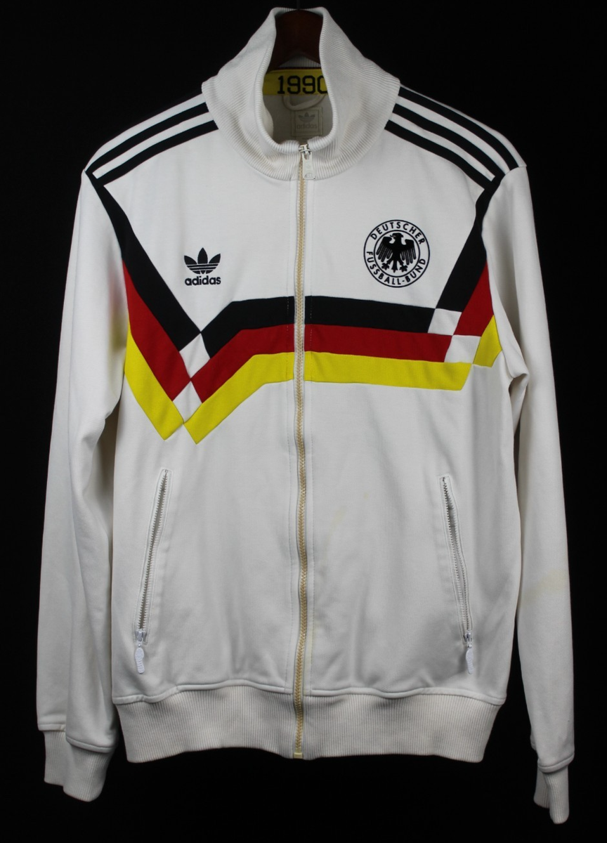 Vtg Adidas Germany Soccer FIFA World Cup Retro 1990 Track Jacket