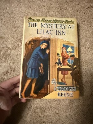 VTG Nancy Drew #4 The Mystery at Lilac Inn HBDJ - 1946 Printing (Farah 1946A)
