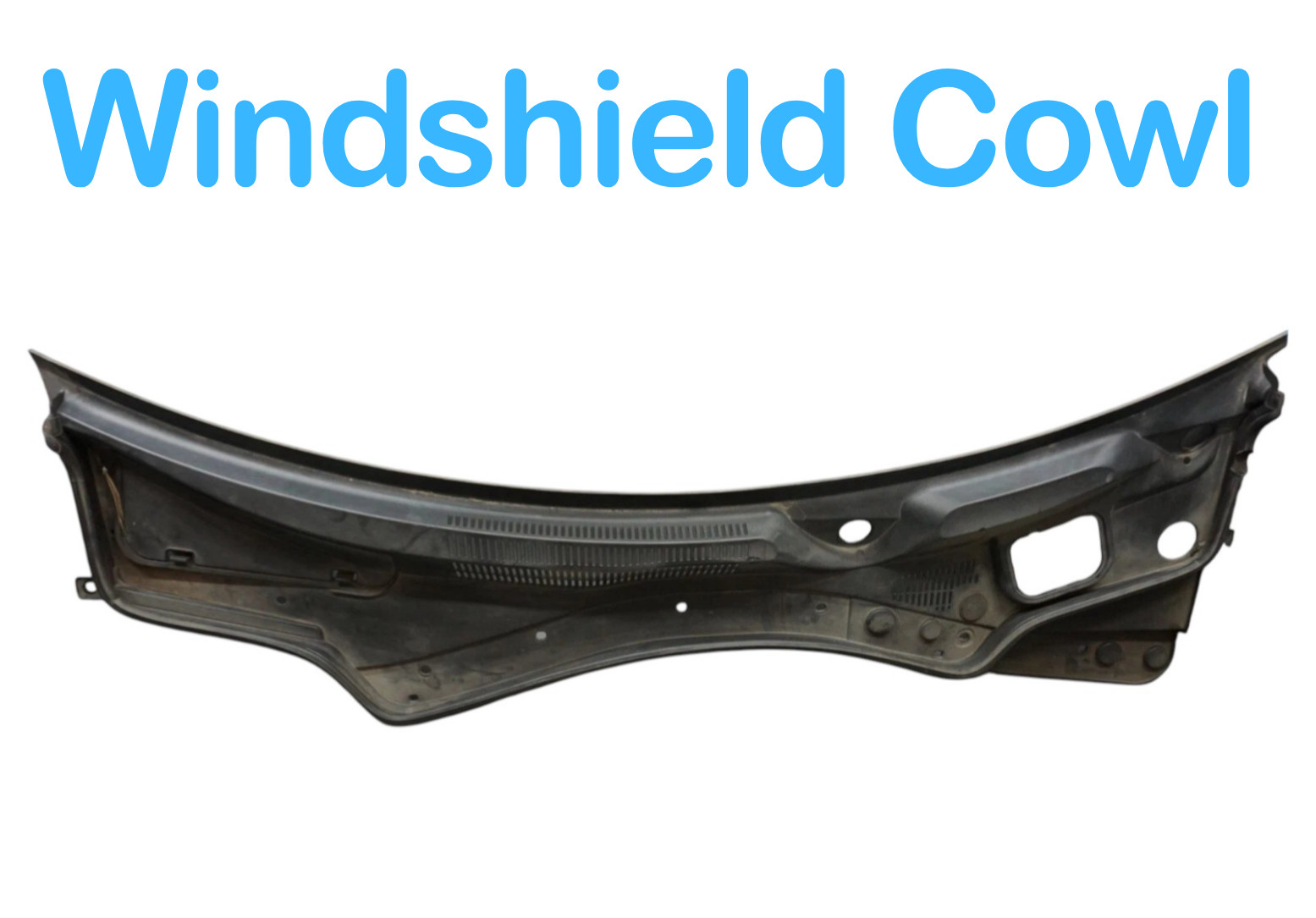14-20 Maserati Ghibli Front Windshield Wiper Cowl Vent Grille Panel Black Oem