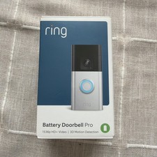 RING BATTERY DOORBELL PRO NEWEST MODEL 5F79E9 - Satin Nickel