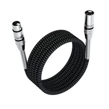 XLR Cable 6ft/2M, Microphone Cable Nylon Braided XLR Male to 2m/6ft 1 PCS