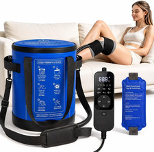 Ice Machine for Knee after Surgery, Portable Cold Therapy Machine with Quiet Pum