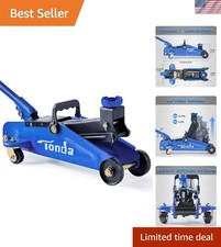 Compact 3800 Lb Hydraulic Car Jack - 4.9 To 11.8 Adjustable Lift For Easy Use Compact 3800 Lb Hydraulic Car Jack - 4.9 To 11.8 Adjustable Lift For Easy Use