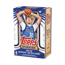 2025-26 Topps Basketball Fanatics Exclusive Blaster Trading Card Box Blue