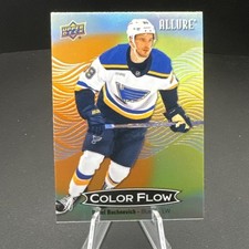 2024-25 Upper Deck Allure #CFL-44 Pavel Buchnevich Color Flow Orange Yellow