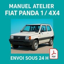 Manuel Atelier Fiat Panda 1980-2003 Revue Technique Français RTA CD PDF