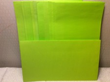 GREETING CARD AVANTI ENVELOPES NEW-LOT 12-LIME GREEN SIZE: 9 NCHES BY 5 INCHES
