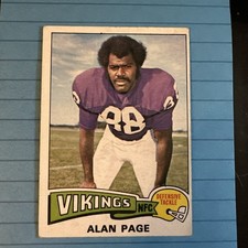 1975 Topps - #520 Alan Page