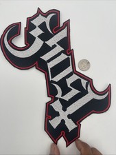 Ghost Metal Rock Band XL Logo Patch: Sew On, Quality Embroidery, 11  X 6  