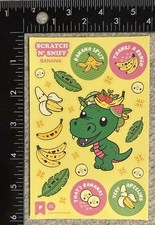 Pipsticks Scratch N Sniff Stickers Dinosaur Banana Pipstickers