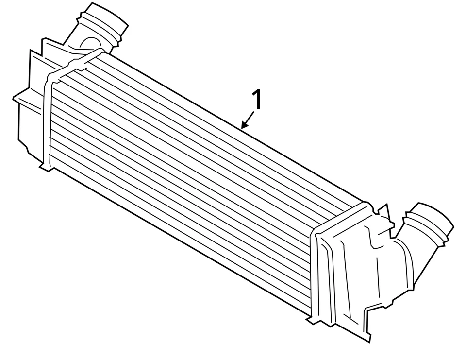 Intercooler gasolina 3,0 L 35iX compatible con BMW X3 2990511 11-17 Foto 4 de 4