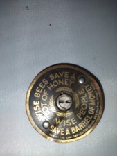 Antique Mechanical Steel Bank Barrel Top The Earl Service For Banks
