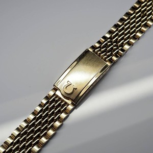 Authentic Genuine Vintage Omega 18mm Gold Plated Mesh Bracelet Band Belt 1036/511