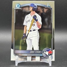 Jake Cook 2025 Bowman 1st Draft Base Chrome Prospect Toronto Blue Jays BDC-97
