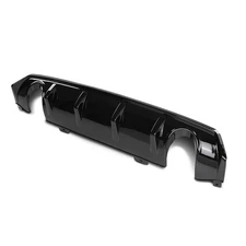 Fit For 2016-2021 Honda Civic Rear Bumper Lip Diffuser Splitter Spoiler Black