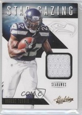 2012 Panini Absolute Star Gazing Materials Robert Turbin #27 e5c
